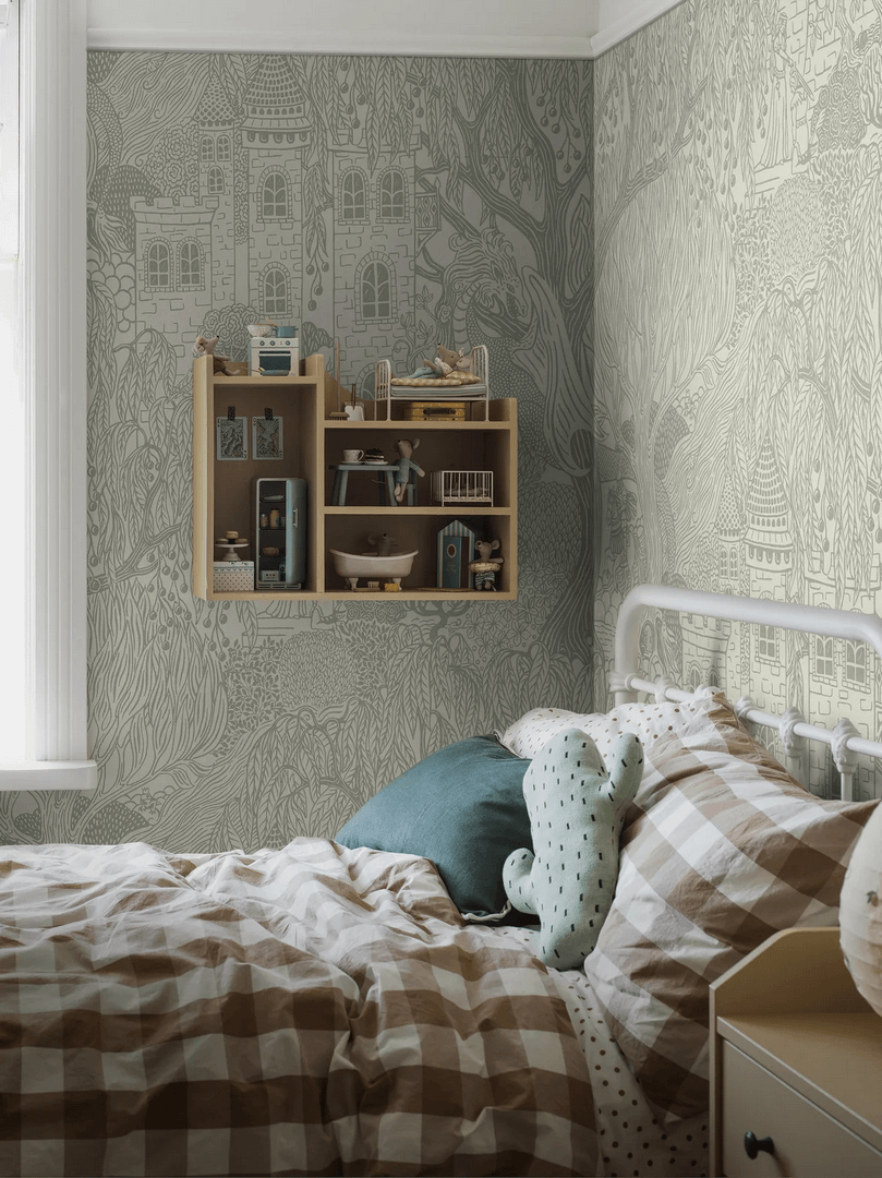 Mural smoki i zamki Boras Tapeter Studio 9760W Kingdom Of The Weeping Willow Grand