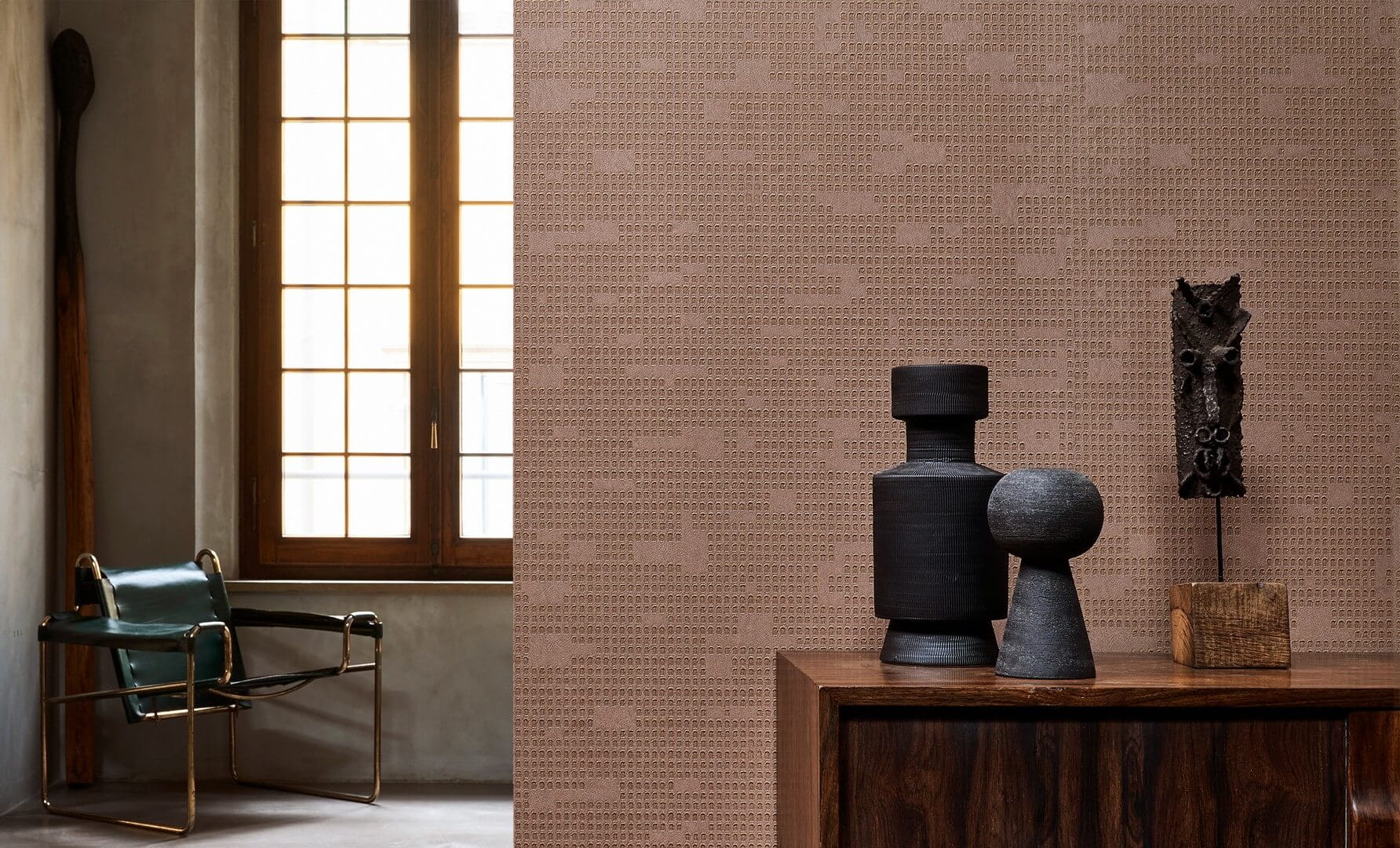 Tapeta winylowa w geometryczne wzory Wall&Deco 25230EWC Essential