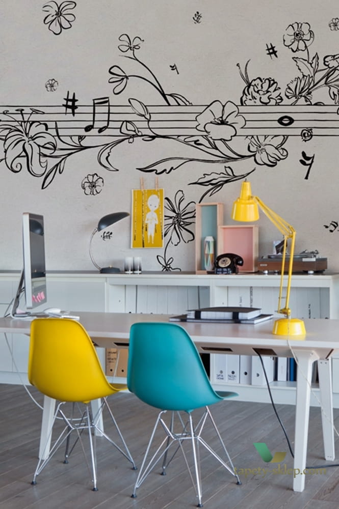 Tapeta Wall&Deco Musik metrik WDMM1402 Contemporary 14
