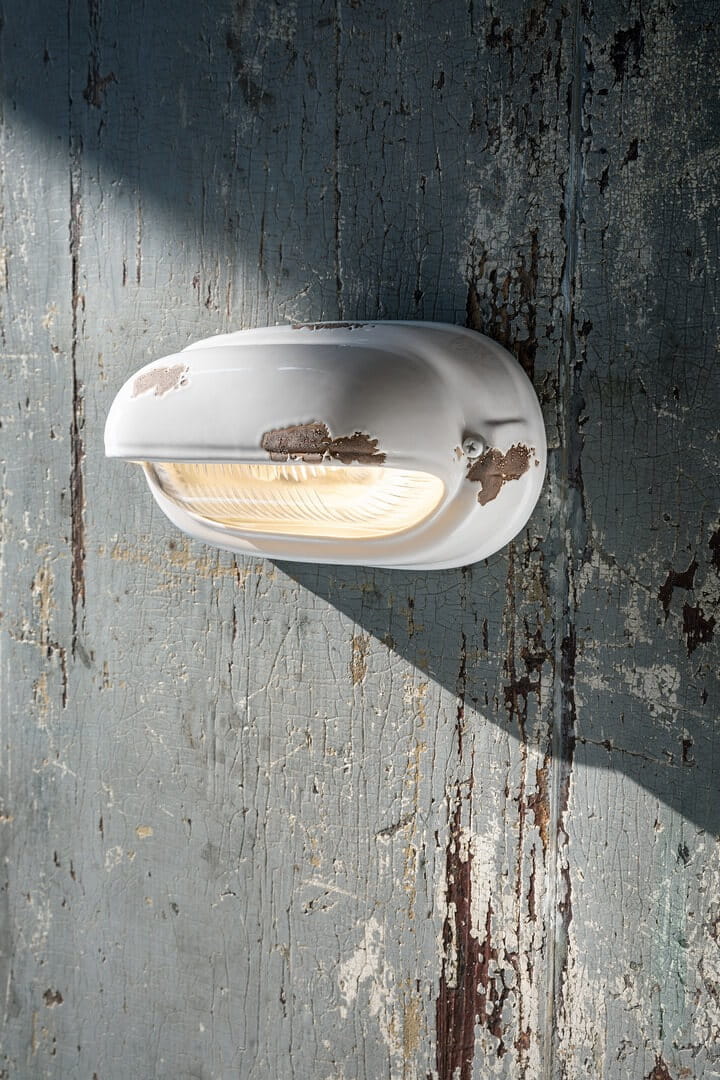 Kinkiet / Lampa ścienna Ferroluce C291 Vintage Bianco Vintage Retro