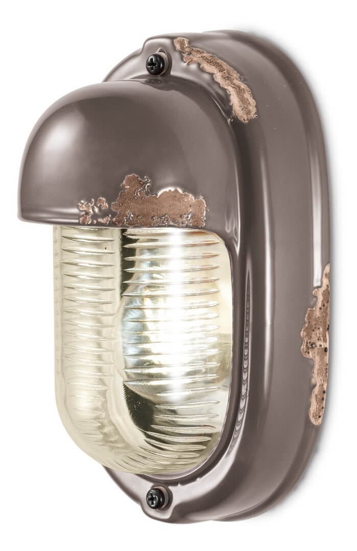Kinkiet / Lampa ścienna Ferroluce C292 Vintage Tortora Vintage Retro