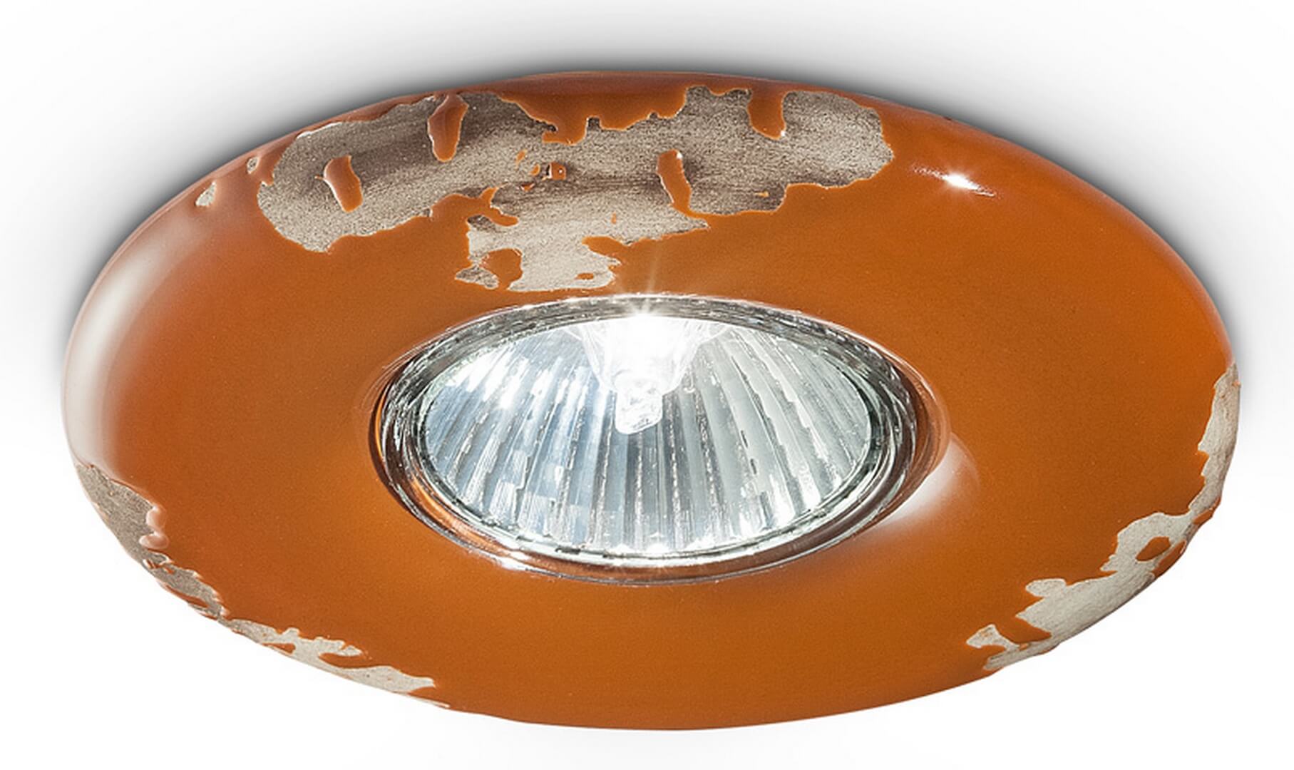 Oprawa Stropowa / Lampa sufitowa Ferroluce C481 Vintage Arancio Vintage Retro