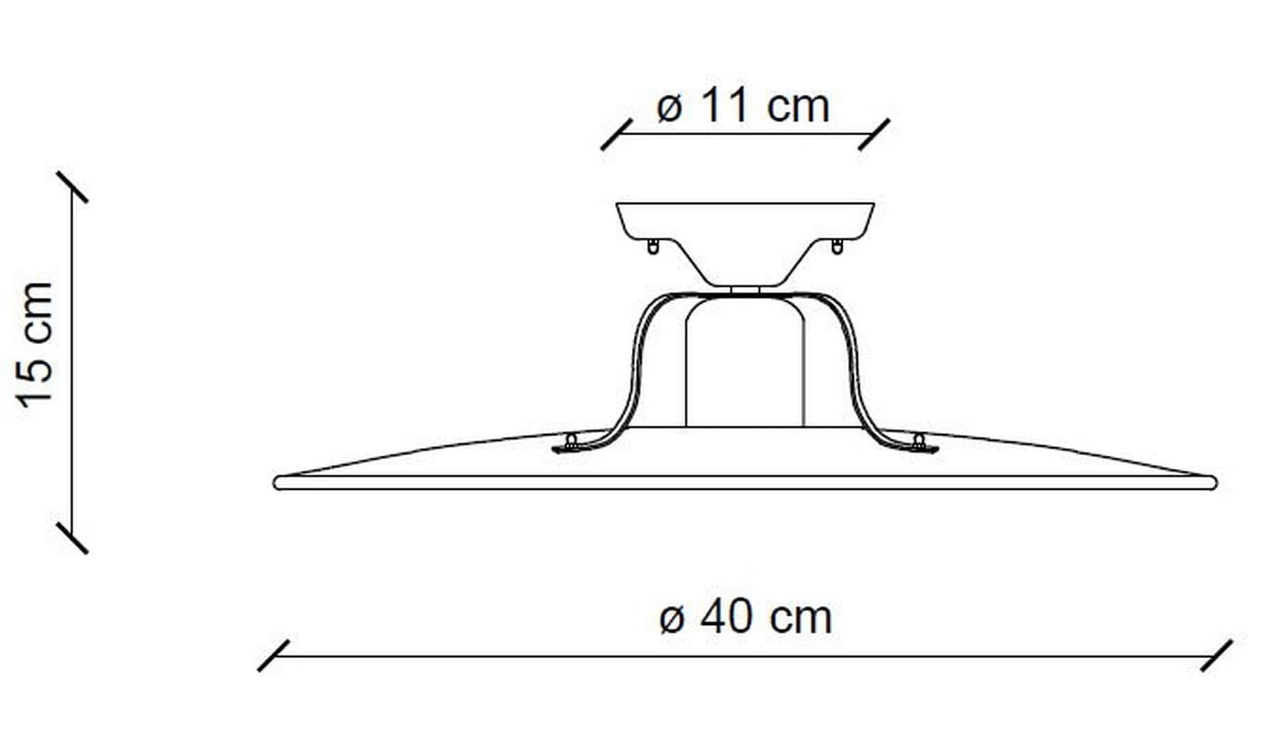 Lampa sufitowa rustykalna Ferroluce C1445 Vintage Arancio Country Retro