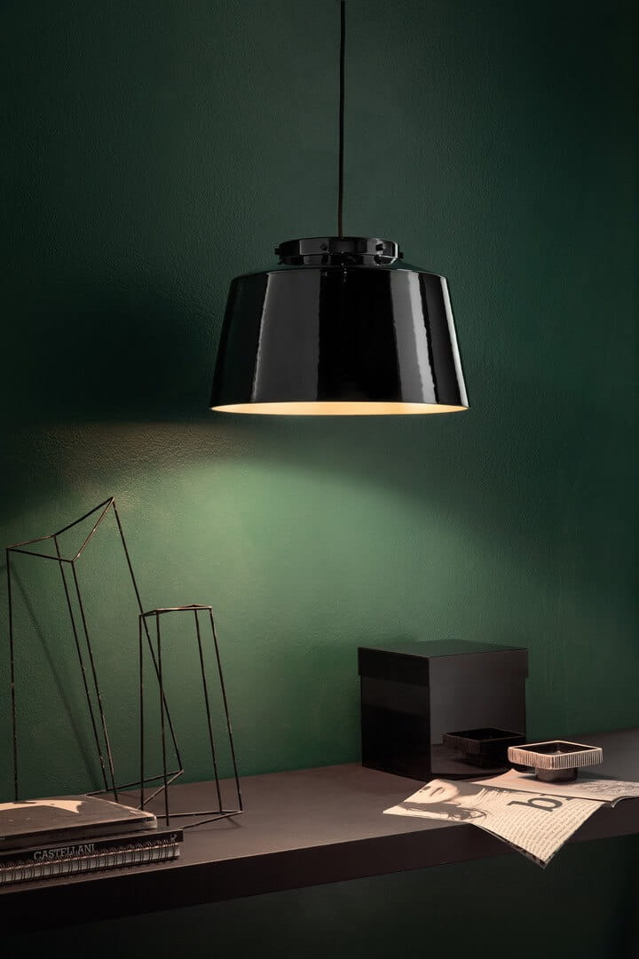 Lampa wisząca w stylu retro Ferroluce C2000 Bordeaux 50's Retro