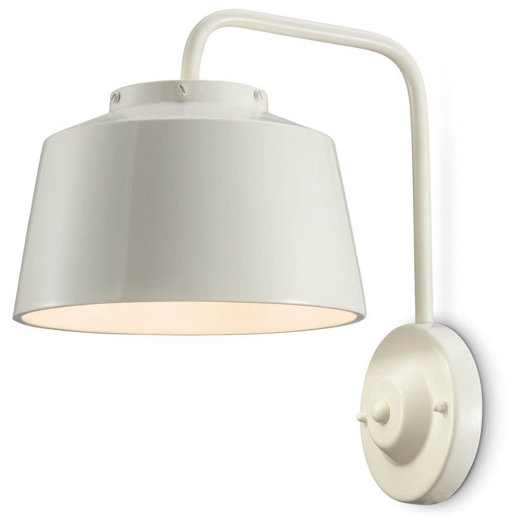 Kinkiet w stylu Retro Ferroluce C2002 Creme 50's Retro