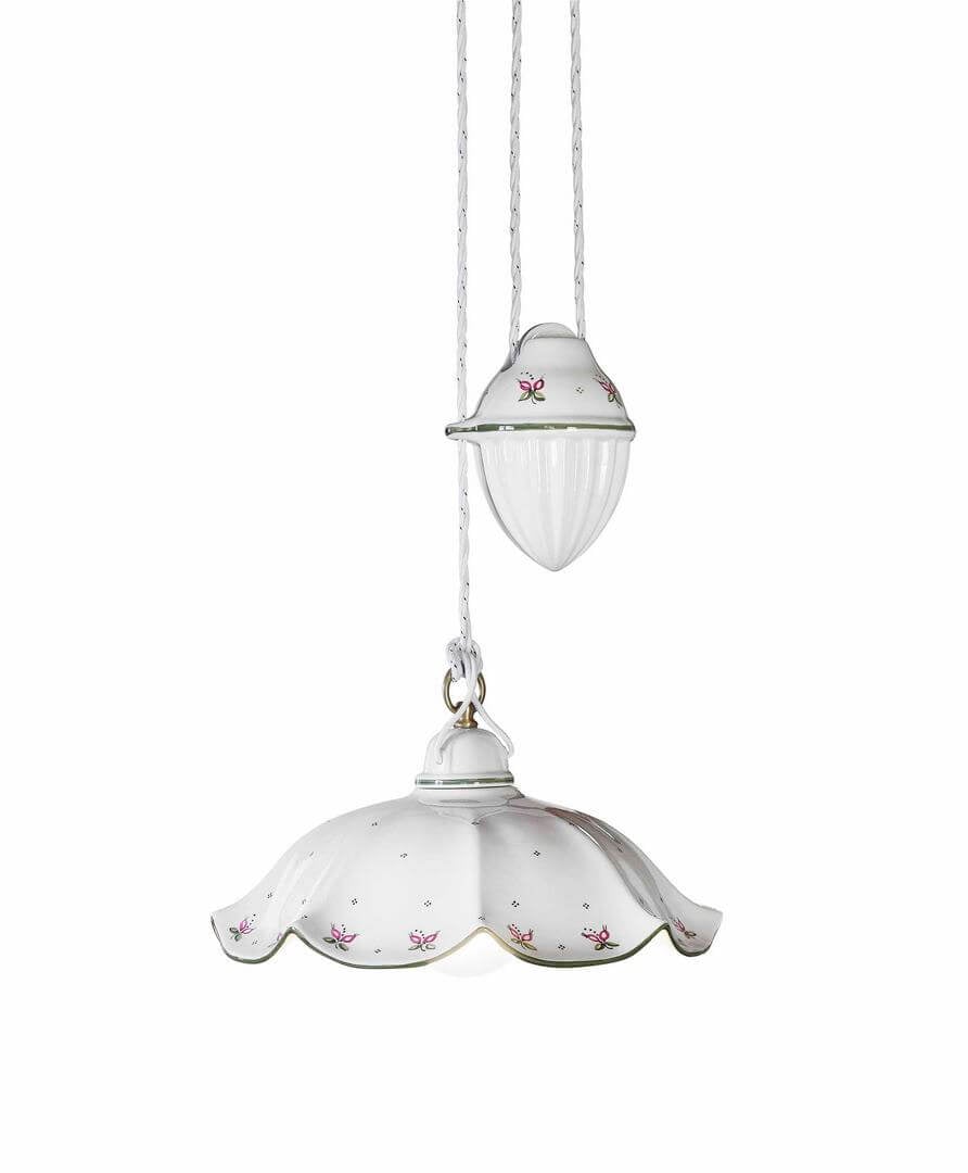 Lampa wisząca ceramiczna Ferroluce C064 Belluno Classic