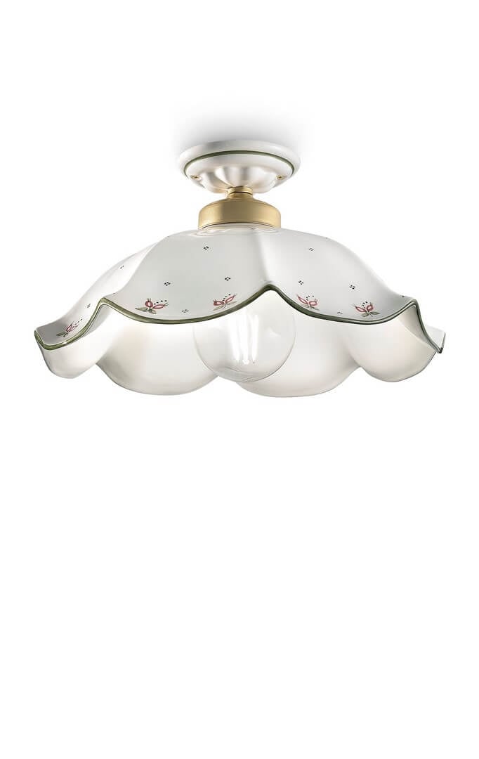 Lampa sufitowa ceramiczna Ferroluce C065 Belluno Classic