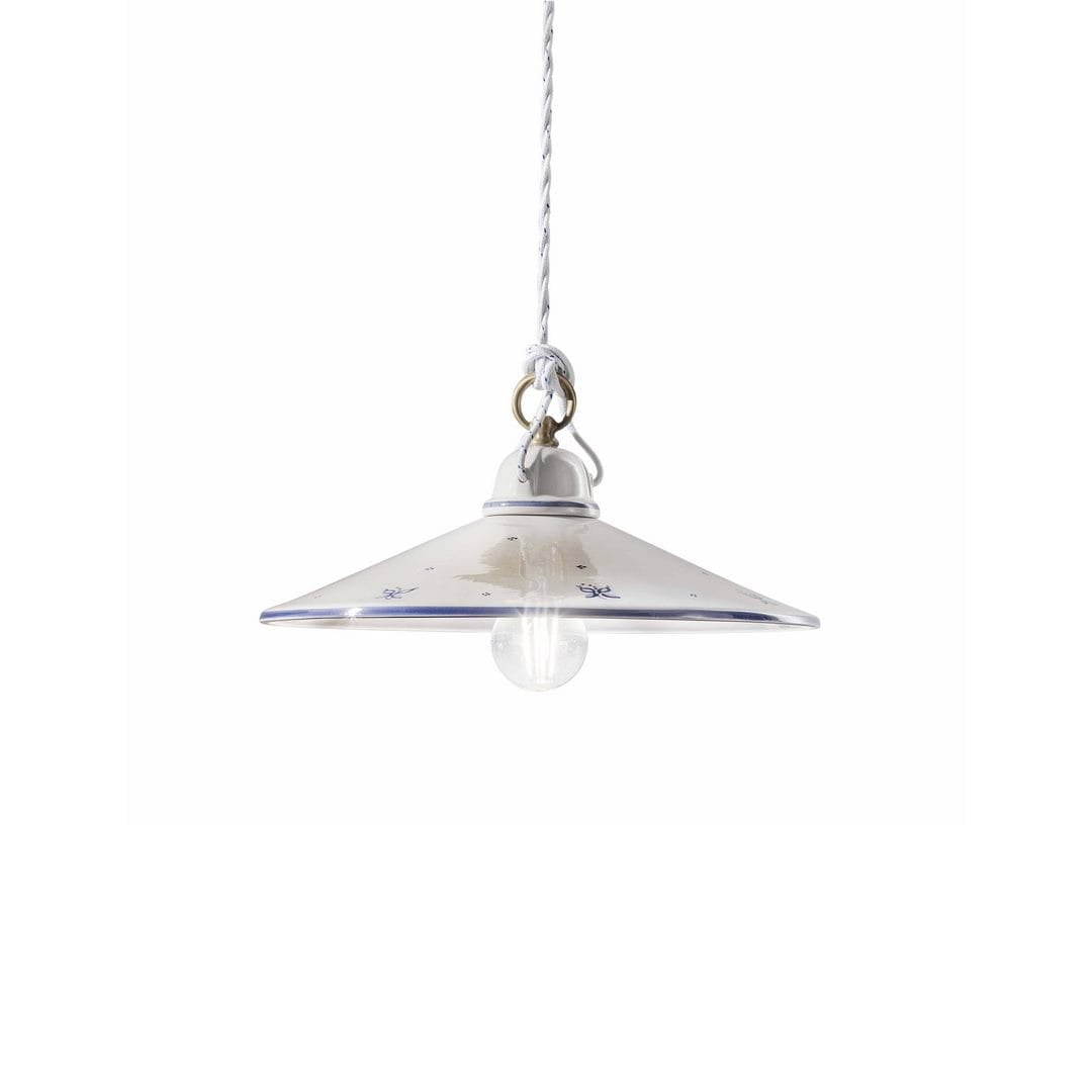 Lampa wisząca ceramiczna klasyczna Ferroluce C052 Asti Classic