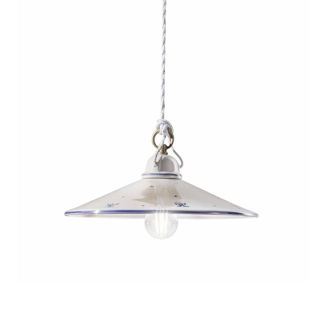 Lampa wisząca ceramiczna klasyczna Ferroluce C053 Asti Classic