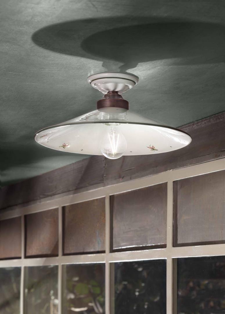 Plafon ceramiczny klasyczny Ferroluce C059 Asti Classic – lampa sufitowa