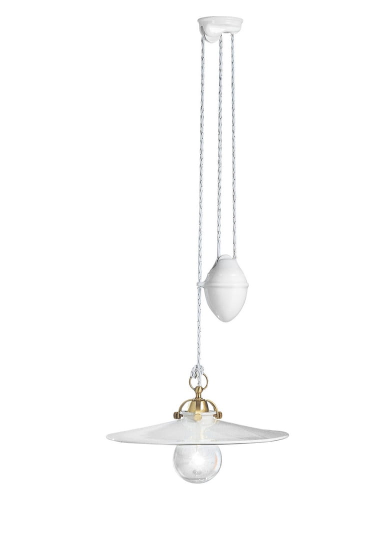 Lampa wisząca ceramiczna klasyczna Ferroluce C100 Asti Classic