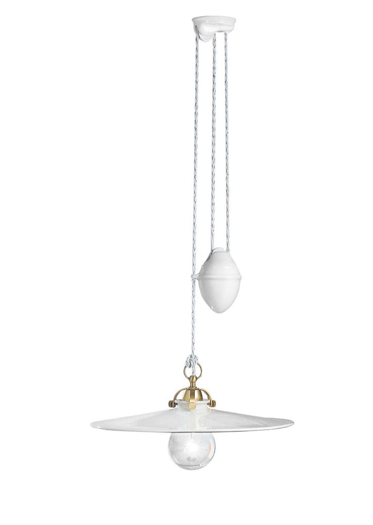 Lampa wisząca ceramiczna klasyczna Ferroluce C101 Asti Classic