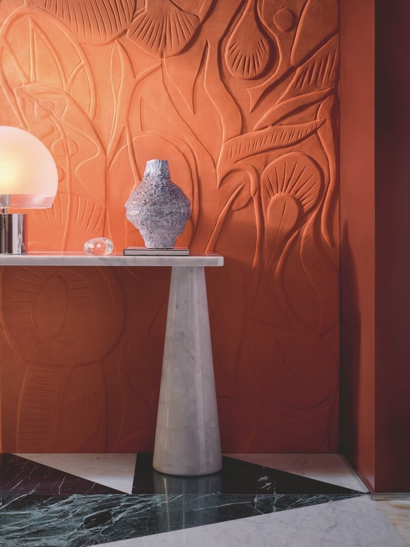 Mural 3D z motywem roślinnym Elitis RM1090 31 Colosse fruitier Le Jardin d'Aloes