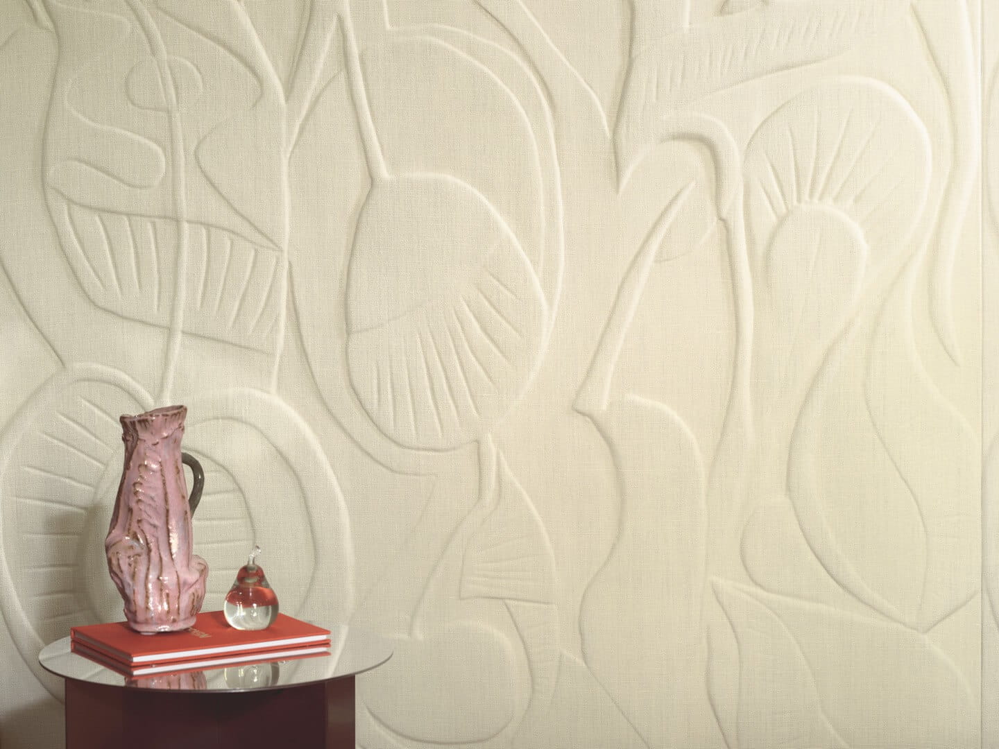 Mural 3D z motywem roślinnym Elitis RM1091 01 Colosse fruitier lin Le Jardin d'Aloes