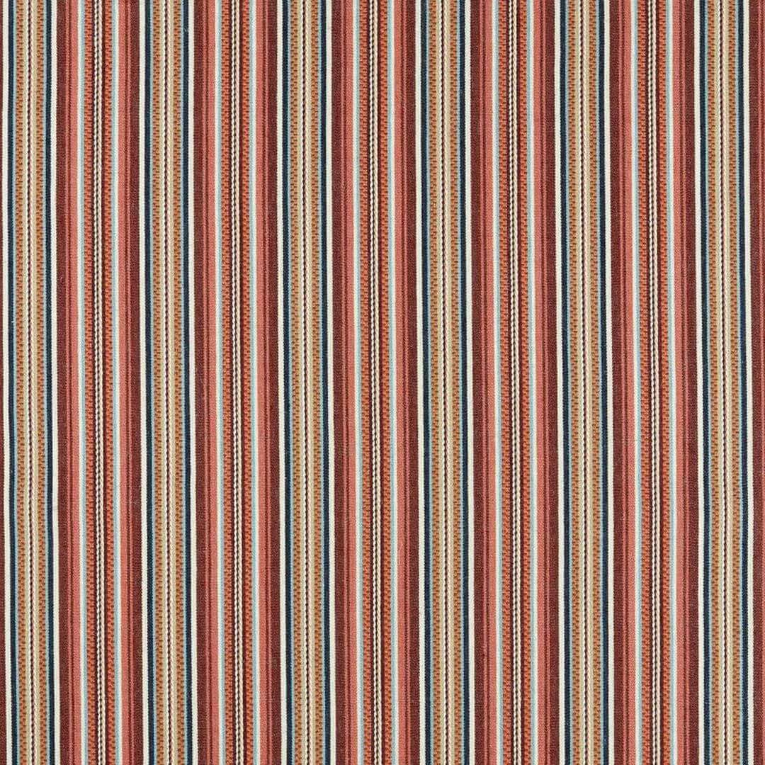 Tkanina z juty i bawełny w paski Morris & Co. X The Huntington Woodford Stripe 237694 The Unfinished Works Stripes
