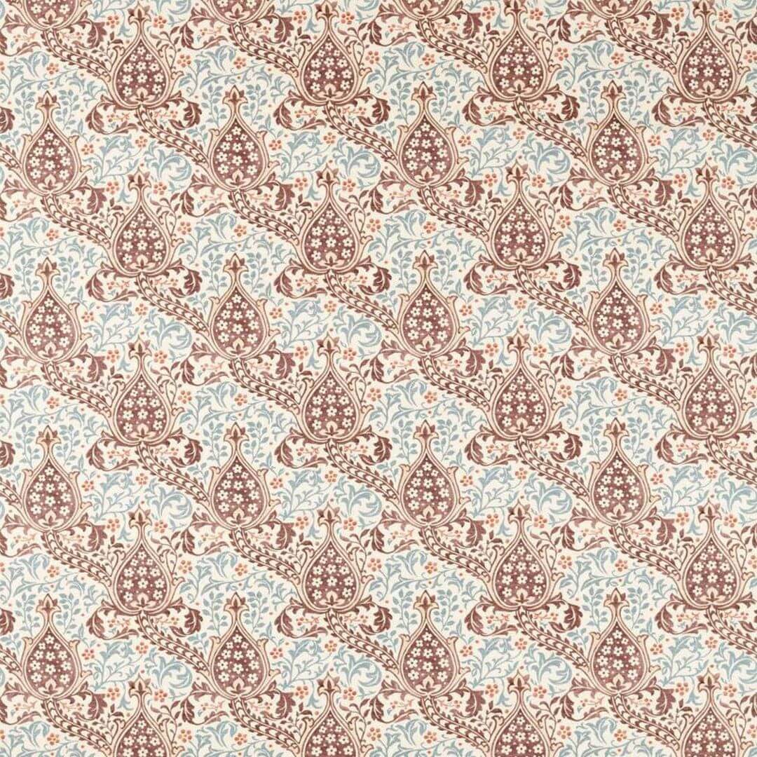 Tkanina w stylu orientalnym Morris & Co. X The Huntington Persian Tulip 227382 The Unfinished Works Handcrafted