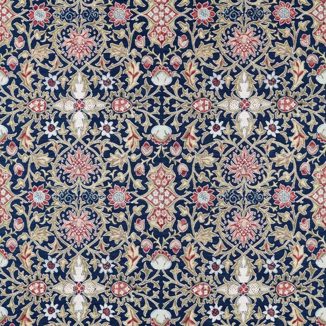Tkanina w stylu gobelinowym Morris & Co. X The Huntington Wilton Weave 237652 The Unfinished Works Fabrics