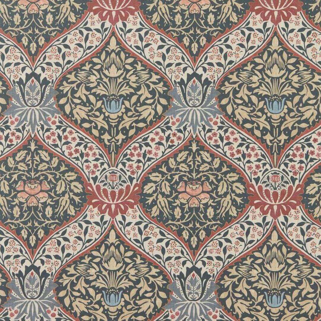 Tapeta z ornamentem roślinnym Morris & Co. x The Huntington Norbury 217593 The Unfinished Works