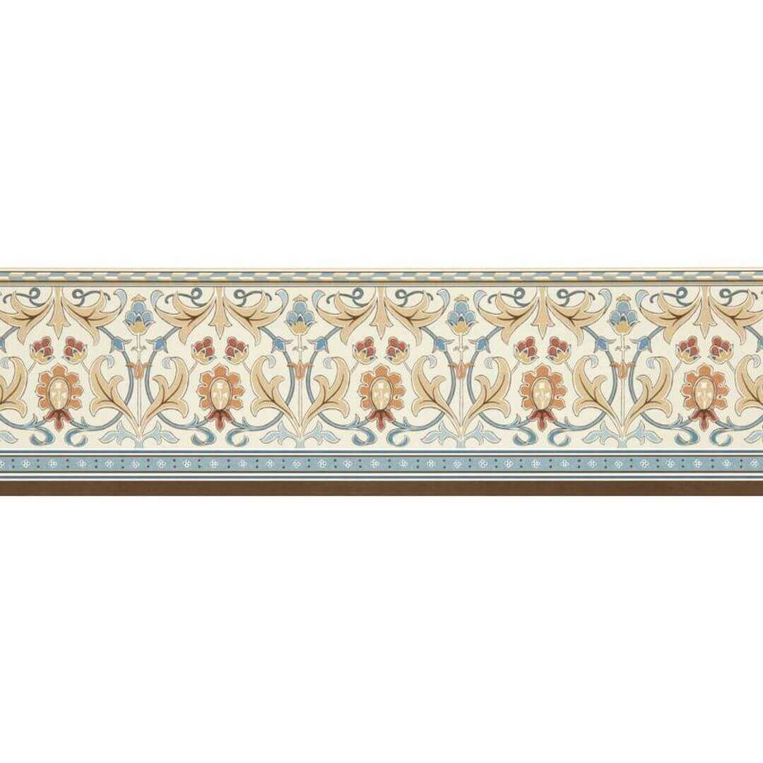 Border w stylu vintage z ornamentem Morris & Co. x The Huntington Ornamental Frieze 217612 The Unfinished Works