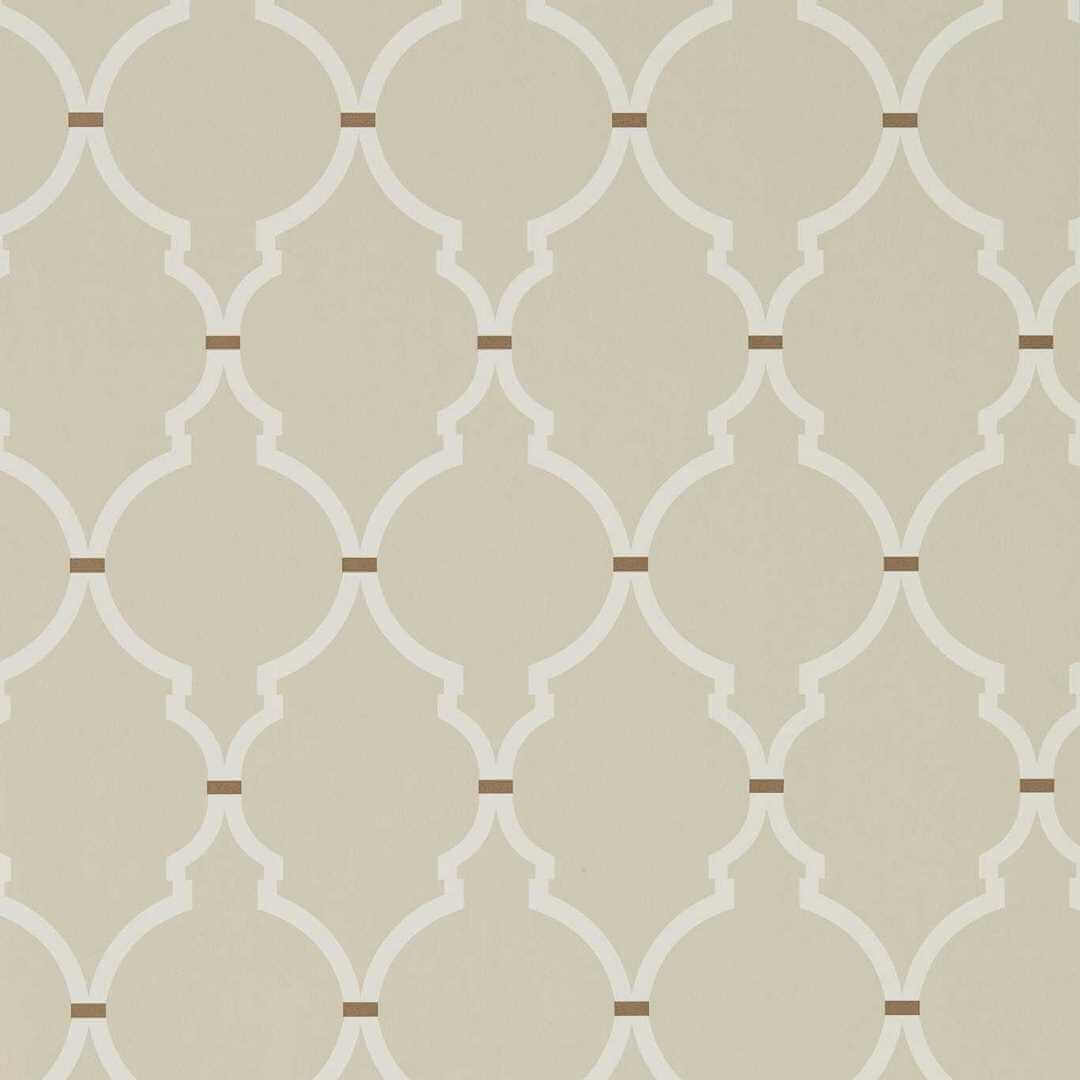 Tapeta elegancka kratownica Sanderson 216337 Empire Trellis Curios