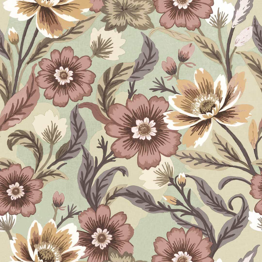 Tapeta kwiaty retro Cristiana Masi 2013 Rio