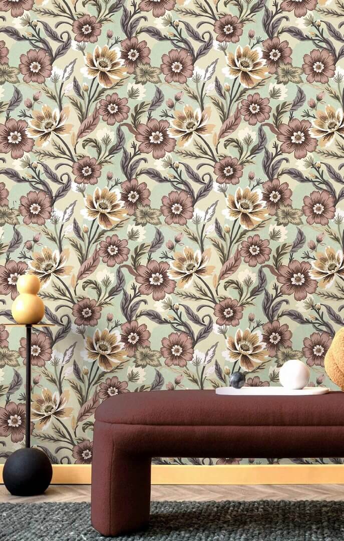 Tapeta kwiaty retro Cristiana Masi 2013 Rio