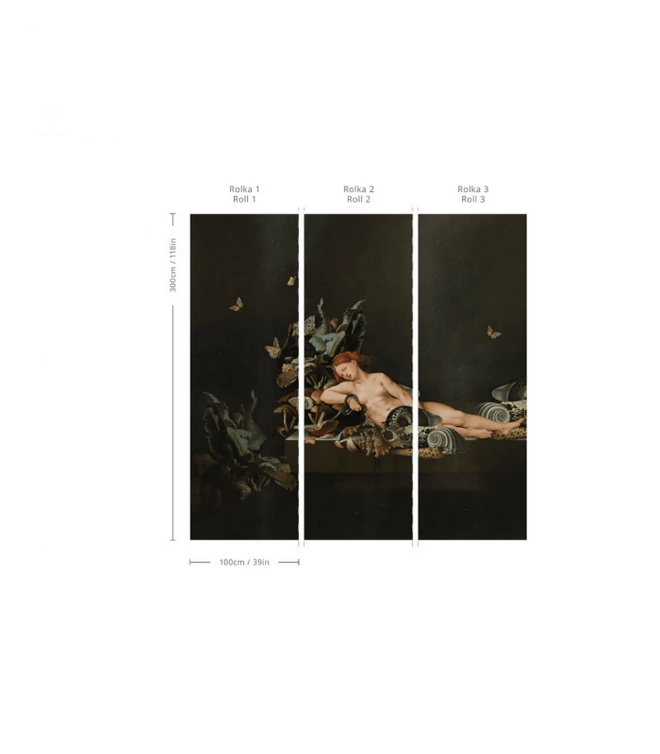 Mural z wizerunkiem kobiety Cleopatra Wallcolors