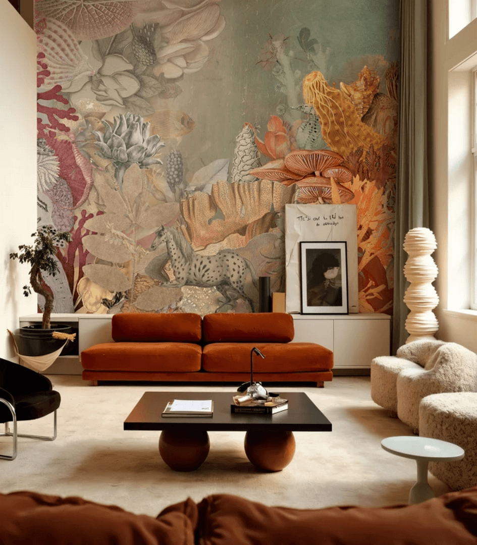 Mural fantazyjna rafa Coral Mirage Wallcolors