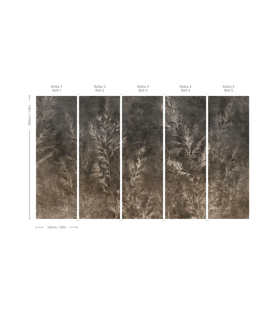 Mural delikatne suche trawy Dry Grass Wallcolors