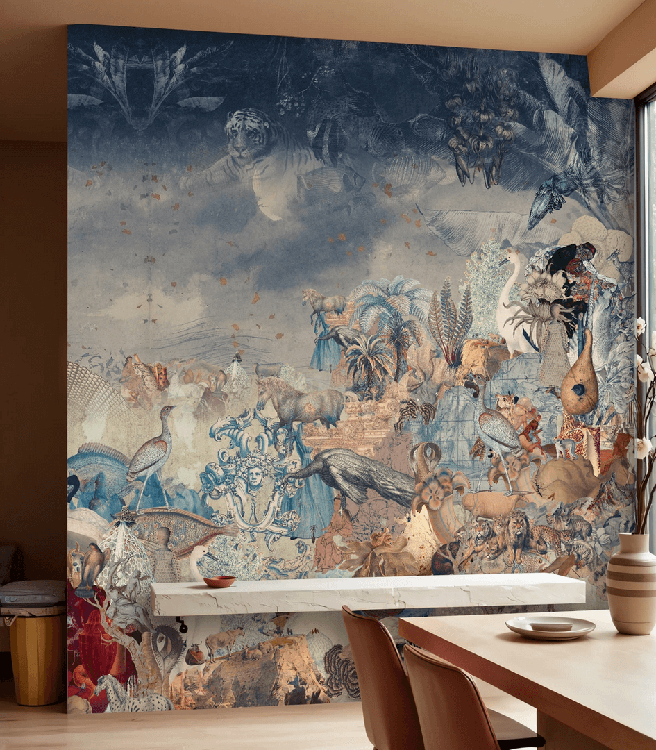 Mural fantastyczny świat zwierząt Kingdom of All Creatures Wallcolors