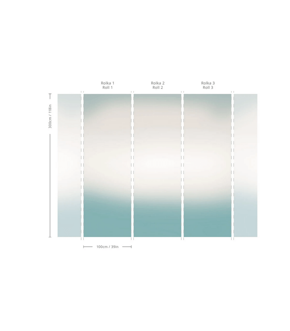 Mural cieniowany Ombre Mare Wallcolors