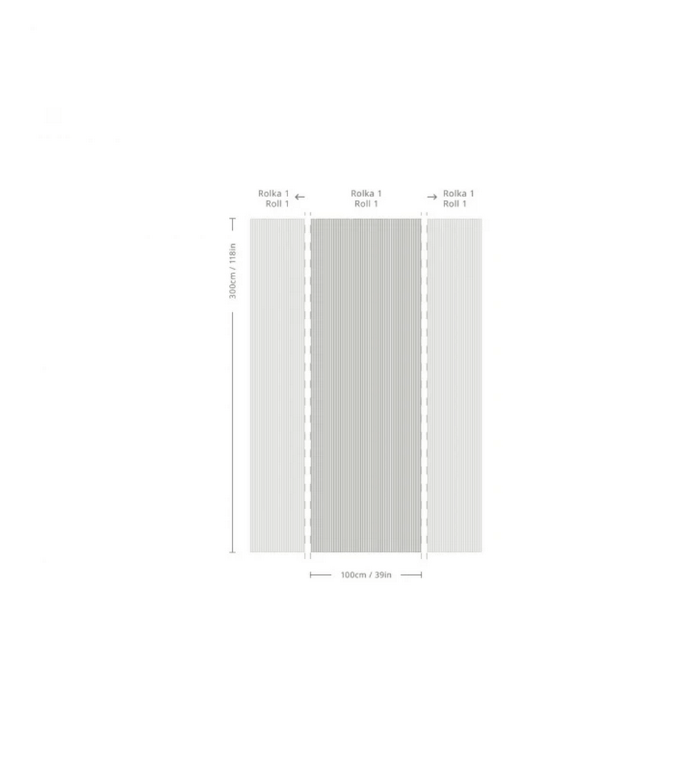 Mural paseczki Stripe Tranquil Blue Wallcolors