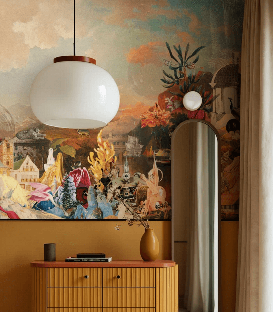 Mural kraina wyobraźni The Surreal Valley Wallcolors