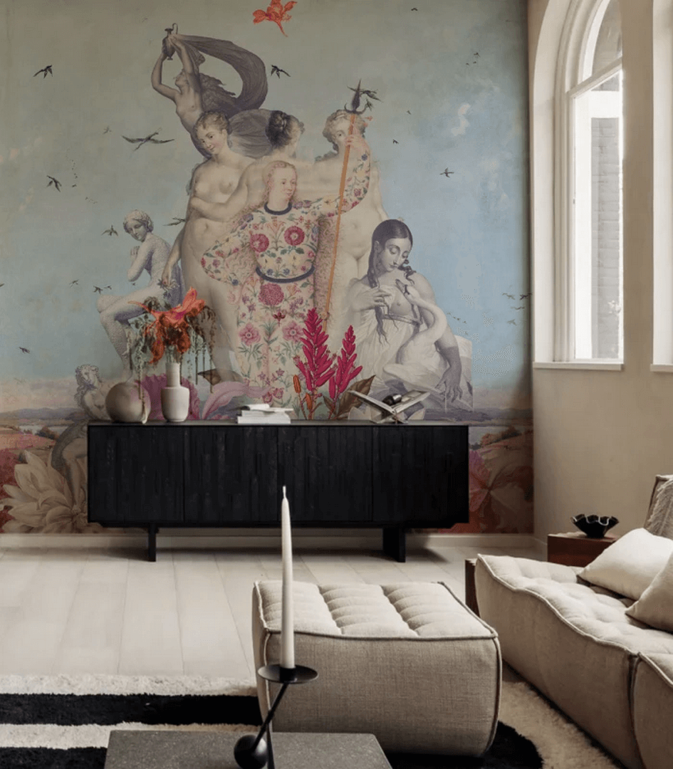 Mural portret kobiet Womens Day Wallcolors