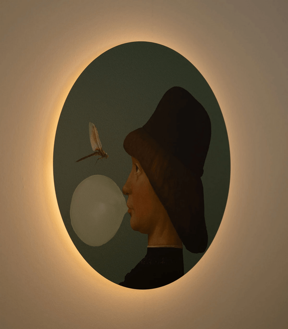 Lampa ścienna / kinkiet DOTS. Lighting Boy and Dragonfly Wallcolors