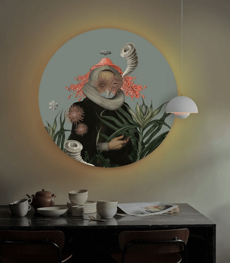 Lampa ścienna / kinkiet DOTS. Lighting Lady Medusa Blue Wallcolors