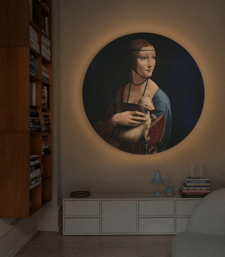 Lampa ścienna / kinkiet DOTS. Lighting Lady With an Ermine Wallcolors