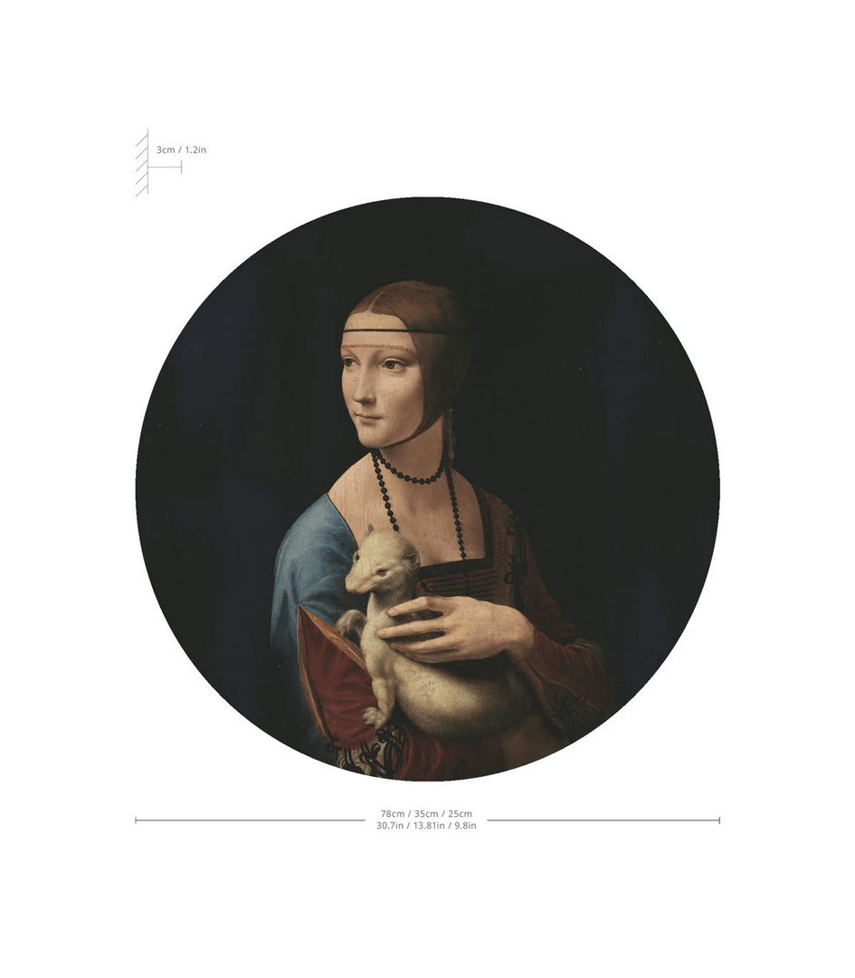 Lampa ścienna / kinkiet DOTS. Lighting Lady With an Ermine Wallcolors