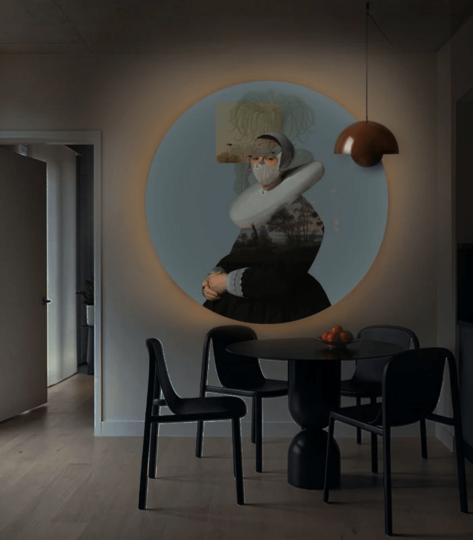 Lampa ścienna / kinkiet DOTS. Lighting Landscape Muse Blue Wallcolors