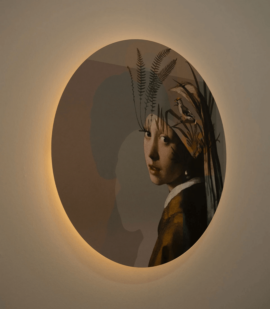 Lampa ścienna / kinkiet DOTS. Lighting Nature Girl With The Pearl Wallcolors