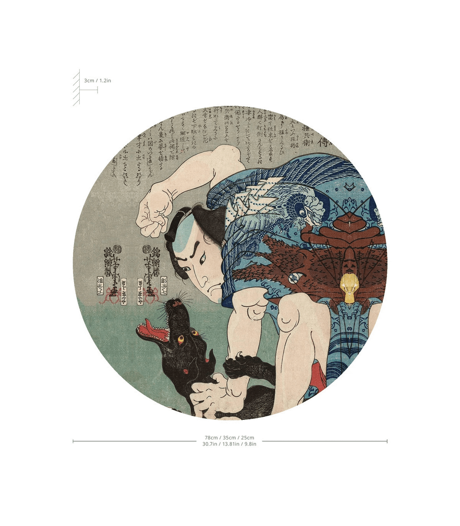 Lampa ścienna / kinkiet DOTS. Lighting Samurai Encounter Wallcolors