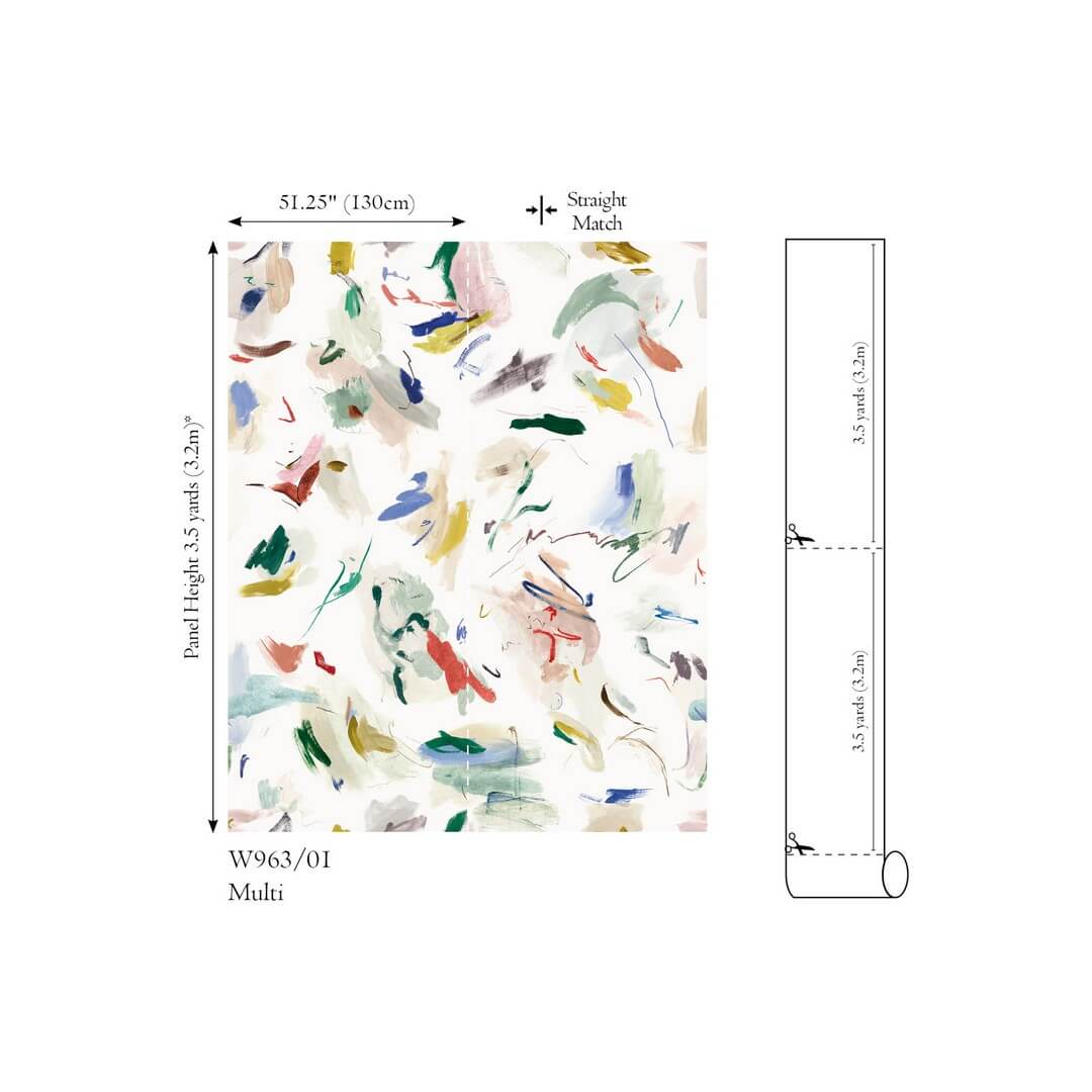 Mural tekstylny abstrakcyjny Black Edition W963/01 Pigment Mural Istoria