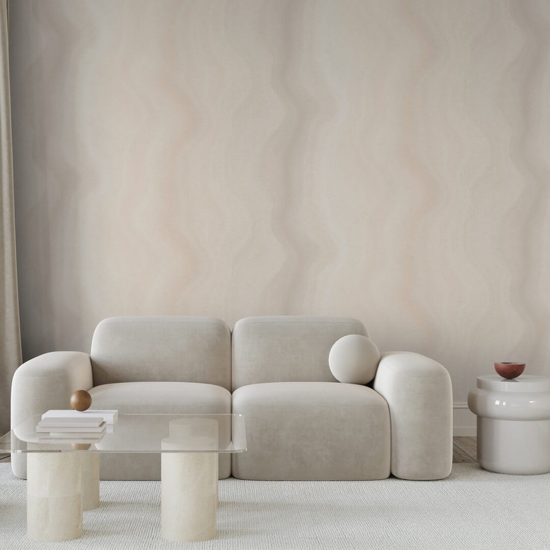 Tapeta winylowa z motywem fal Grandeco HY4008 Hype - 106 cm szer.