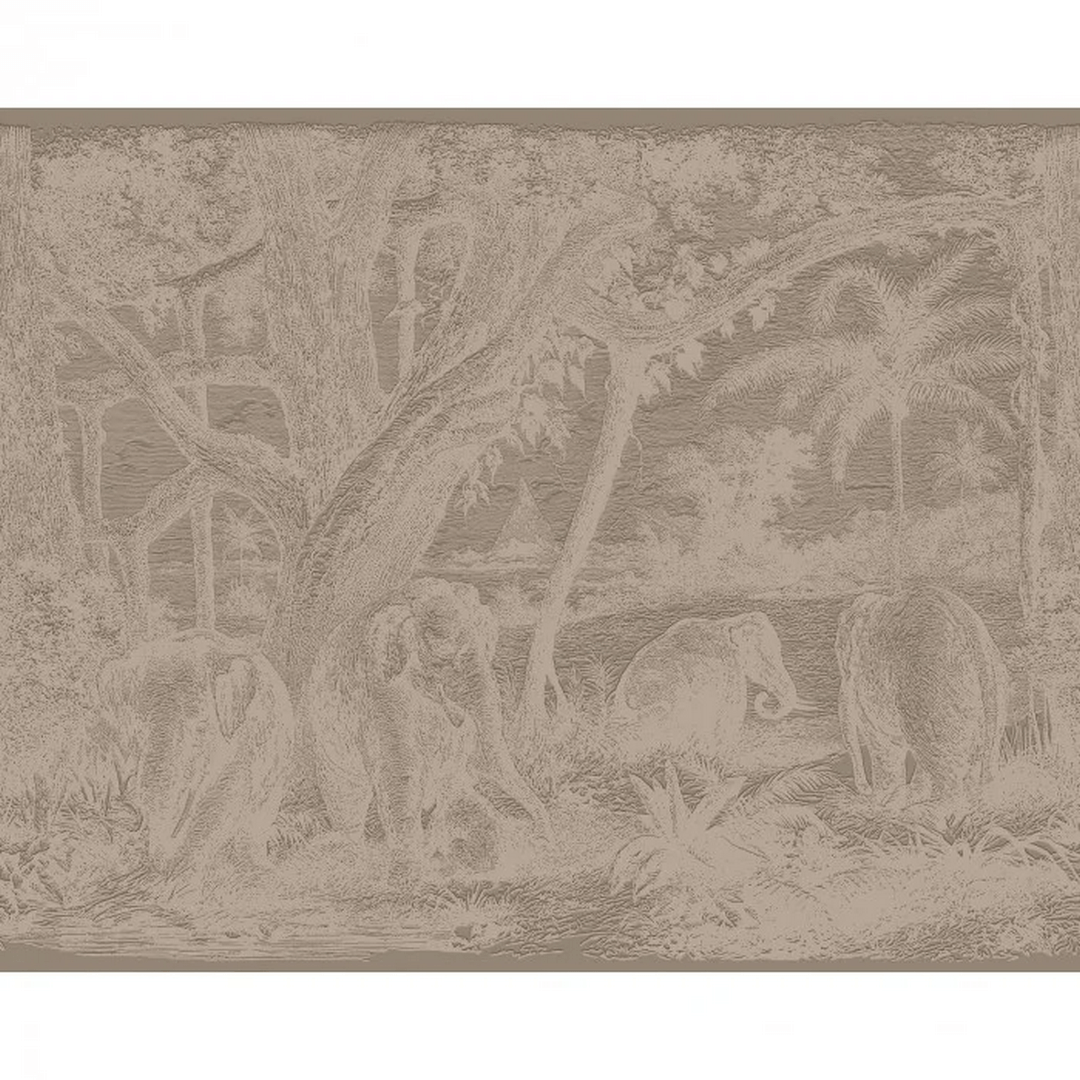 Mural tekstylny 3D ze słoniami Casamance 71580100 Maximus Exploration