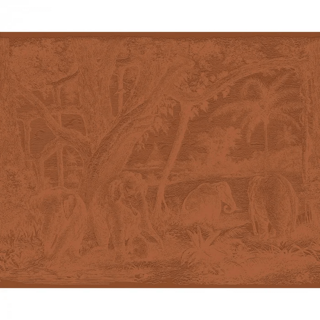 Mural tekstylny 3D ze słoniami Casamance 71580202 Maximus Exploration