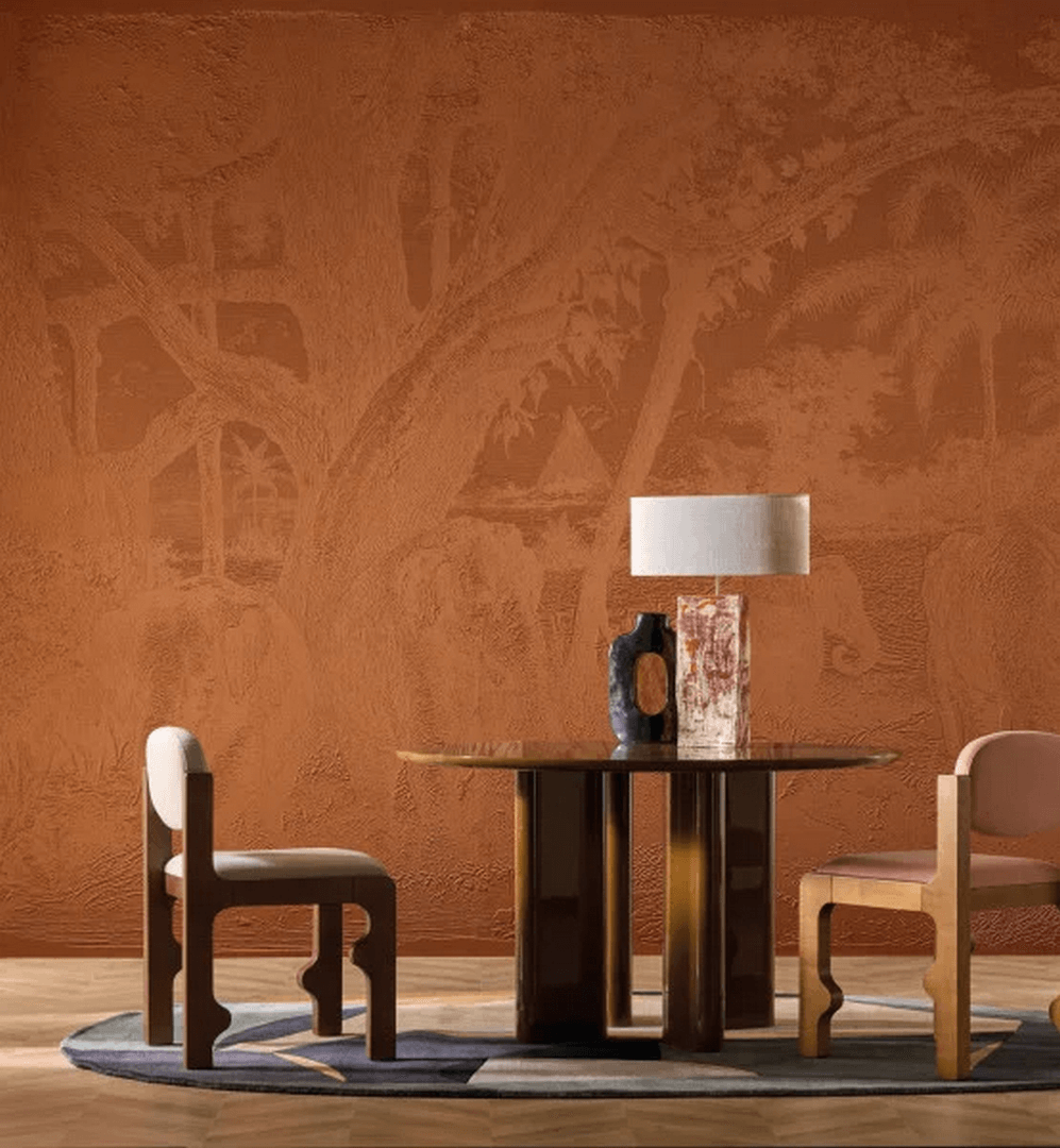 Mural tekstylny 3D ze słoniami Casamance 71580202 Maximus Exploration