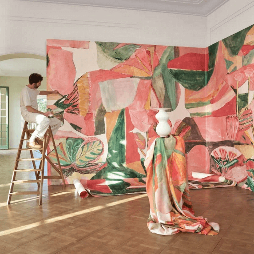 Mural artystyczny ogród Casamance 71590304 Jardin Danse Exploration