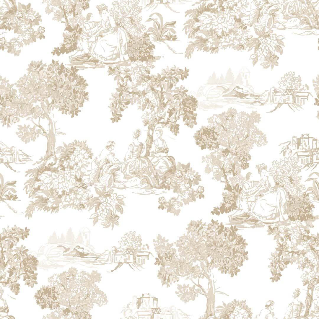 Tapeta w stylu toile de Jouy Cristiana Masi 8340 Blooming Garden