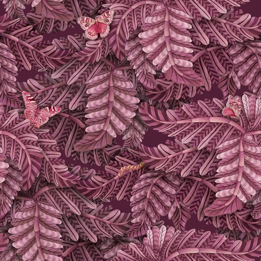 Tapeta liście akacji Cole & Son x Ardmore Acacia Canopy 129/4016 Baobab