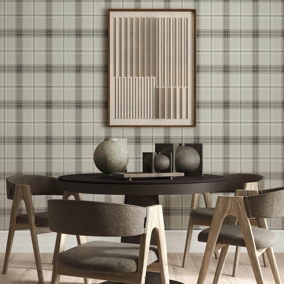 Tapeta ze wzorem kratki KT Exclusive KT40810 Sauvage 2